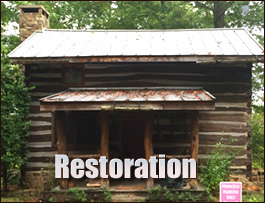 Historic Log Cabin Restoration  Waterloo, Ohio